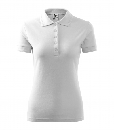 Tricouri polo dama - Tricou polo dama maneca scurta Alb , XS
