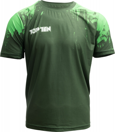 Tricouri - Tricou Power Ink, Top Ten, Verde, XS