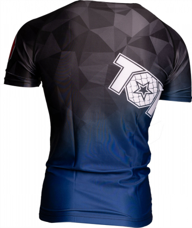Thaiboxing - Tricou "Prism", Top Ten, Albastru, XL