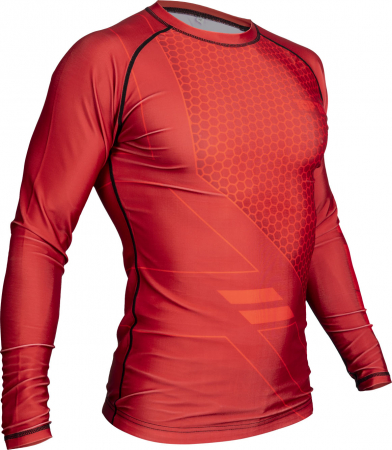 Tricou Rash Guard “COMBat” , Top Ten, Rosu, XL [2]