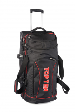 Import - Trolley “Deluxe Travel” Jumbo - 81 cm x 39 cm x 40 cm, black-red
