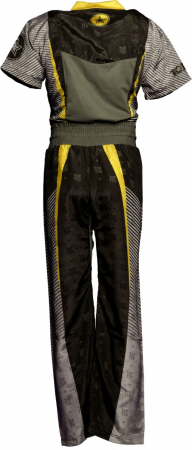 Uniforma kickboxing Big Star, Top Ten, Negru-Galben, 160 cm [1]