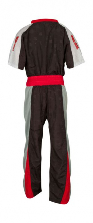 Uniforma Kickboxing „Star”,  Top Ten, Negru-Rosu, 130 cm [1]