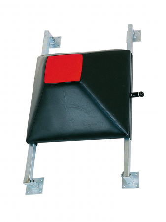 Import - Wall kicking shield - black, height adjustable, 60 cm x 60 cm x 20 cm