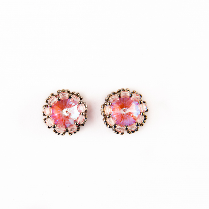 Cercei cristale  Lotus Peach DeLite [1]