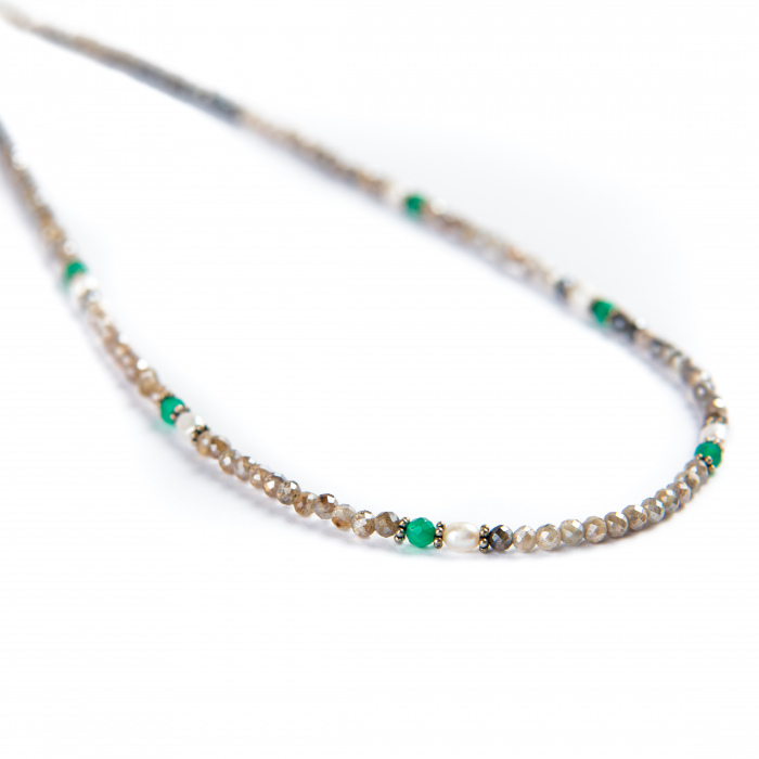 Set colier si bratara Diamond Labradorit [2]