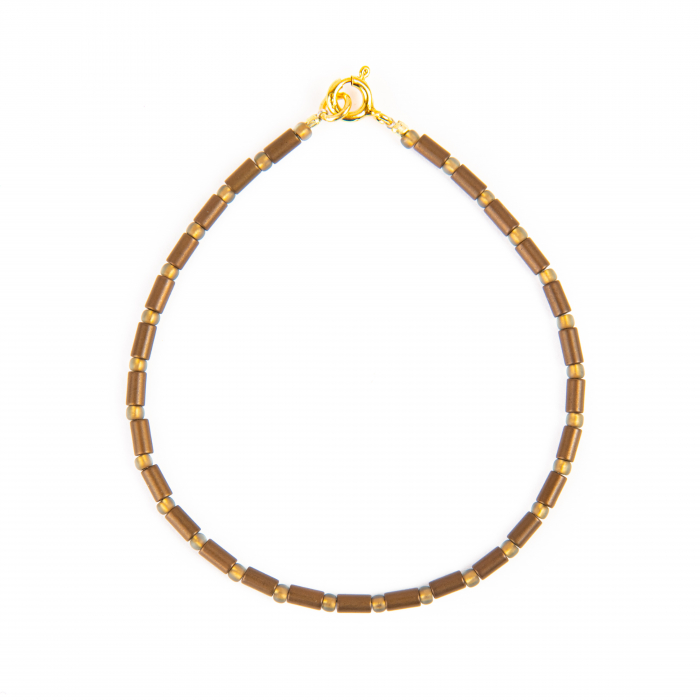 Matte bronze Hematite bracelet [2]