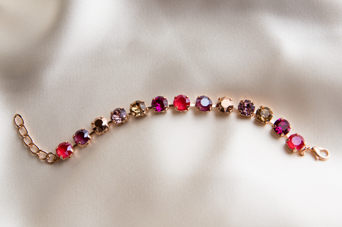 Bratara cristale Red Golden Plated [2]