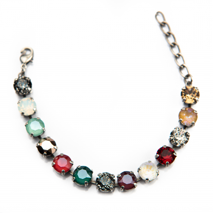 Polychromic Antique Silver crystal bracelet [1]