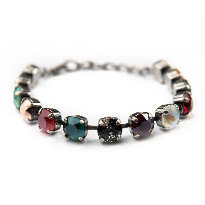 Polychromic Antique Silver crystal bracelet [2]