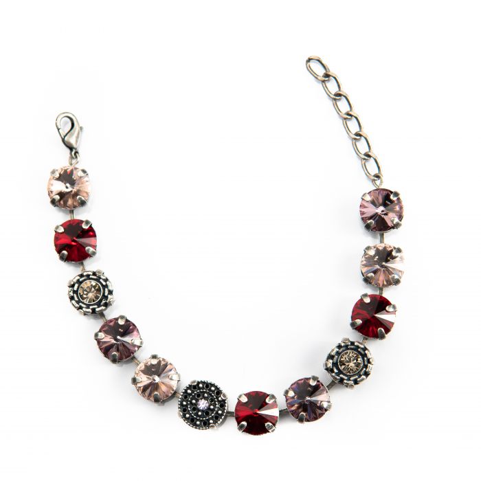 Polychrome Antique Silver crystal bracelet [2]