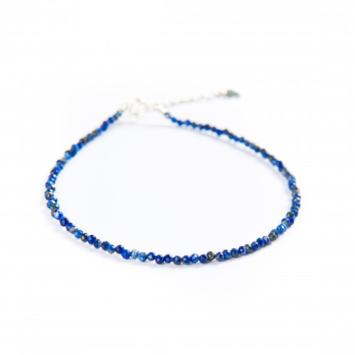 Bratara lapis lazuli microfatetat [1]
