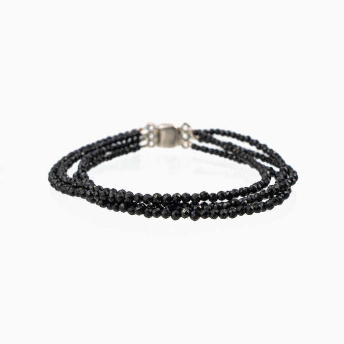 Bratara  pietre semipretioase spinel microfatetat de 2.5 mm, multisir 4 randuri  lungime 18,5 cm [3]