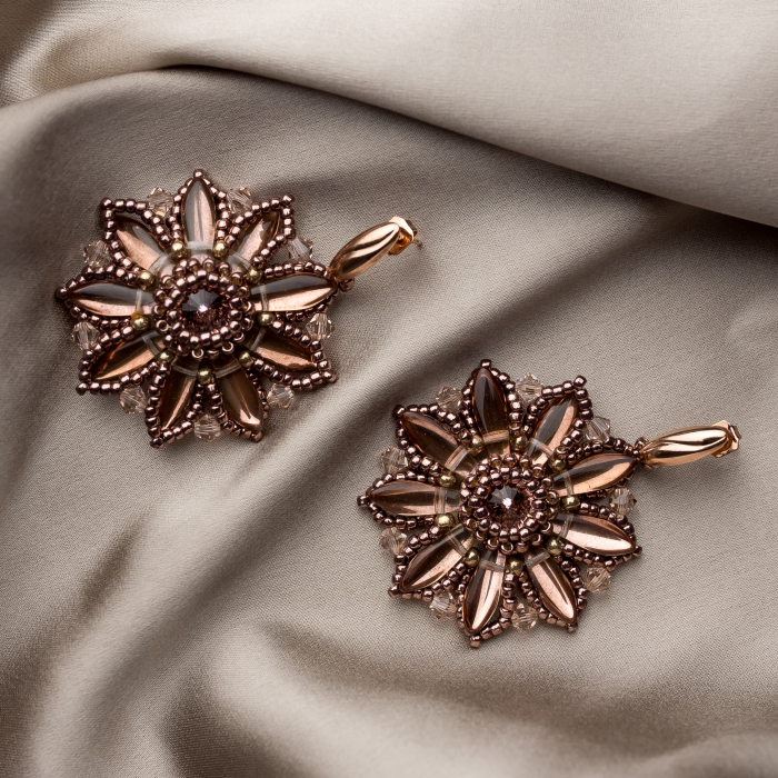 Margareta Golden Shadow Gold Filed earrings [1]