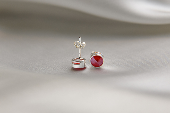 Red Passion crystal earrings [2]