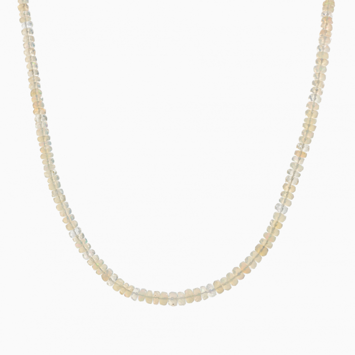 Colier argint pietre semipretioase opal etiopian lungime 42 cm [3]