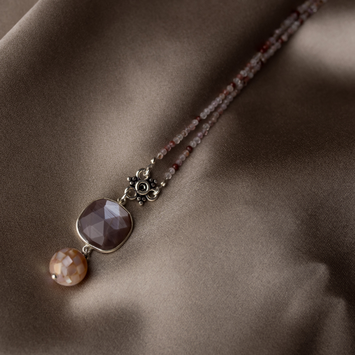 Moon Light semi-precious stones necklace [1]