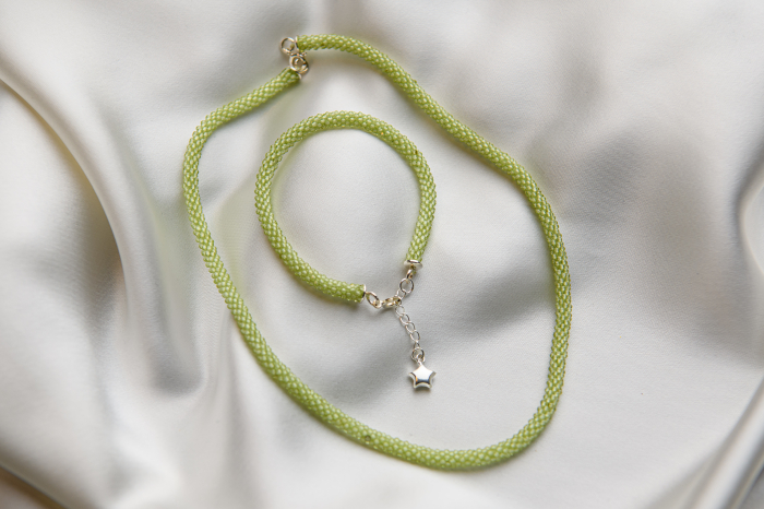 Colier pietre semipretioase peridot microfatetat [2]