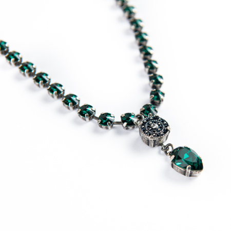 Coliere - Colier cristale Emerald