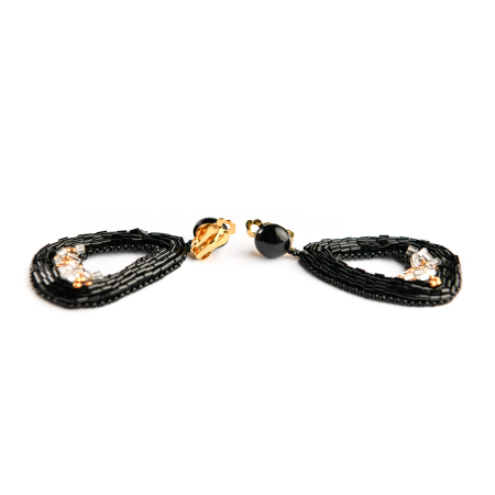 Blak Gray bracelet and earrings set [3]