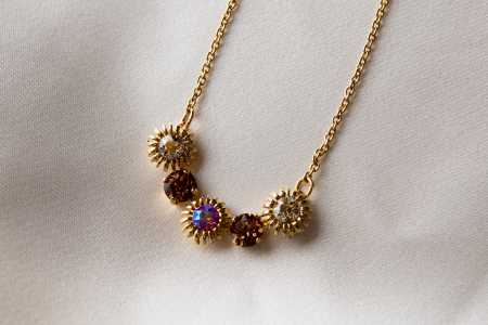 Colier cristal Topaz Golden Plated [1]