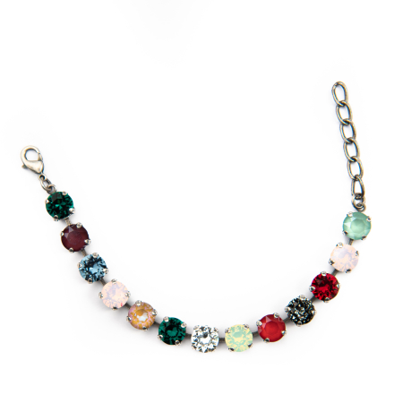 Bratara cristale verzi Antique Silver [1]