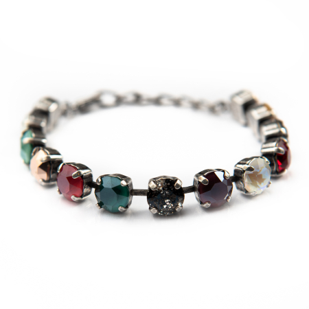 Bratara cristale Policromic Antique Silver [1]