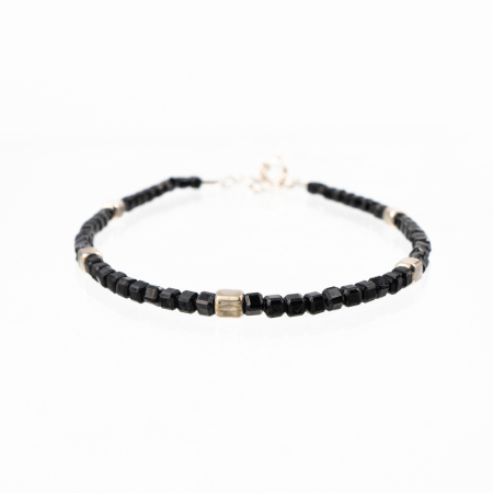 Bratari dama - Bratara argint spinel cubulete de 2 mm lungime 17-20 cm