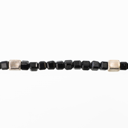 Bratara argint spinel cubulete de 2 mm lungime 17-20 cm [1]