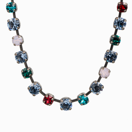 Colier cristale Austria, mix culori, rose opal, light sapphire,  turquoise, siam [1]