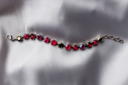 Scarlet Antique Silver Plated crystal bracelet [1]
