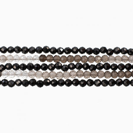 Bratara pietre semipretioase spinel microfatetate de 2.5 mm multisir 5 randuri  lungime 18,5 cm [1]