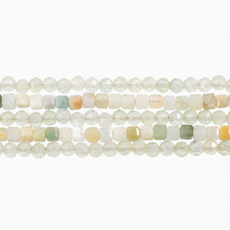 Bratara pietre semipretioasre multisr 5 randuri din prehnit si cubulete de crisopraz cu inchizatoare megnetica [1]