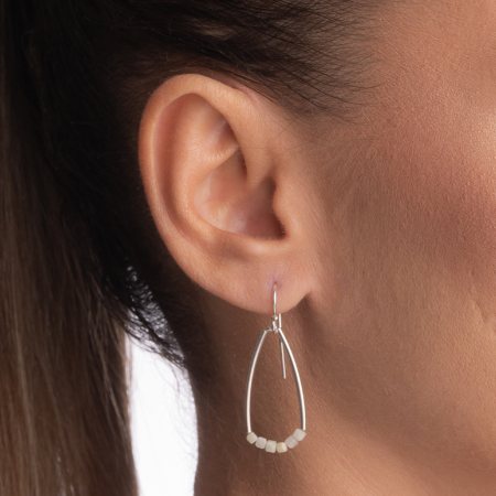 Cercei argint crisopraz cubulete 2.5mm [1]