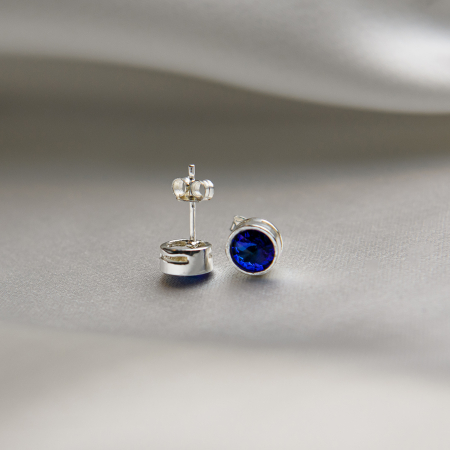 Earrings - Majestic Blue crystal earrings