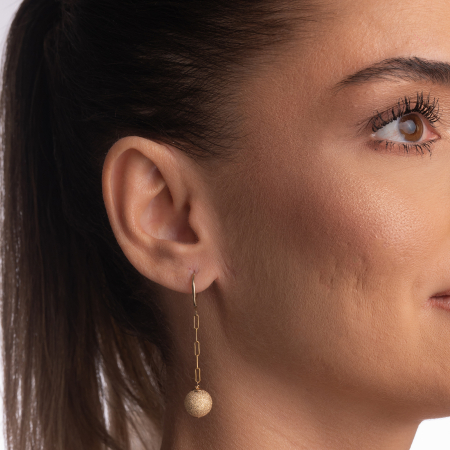 Gold-filled (1/20) earrings - 10 mm bead diameter [2]