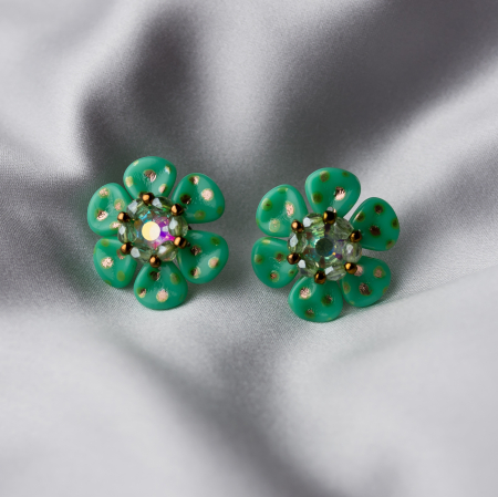Earrings - Rose Turquoise earrings