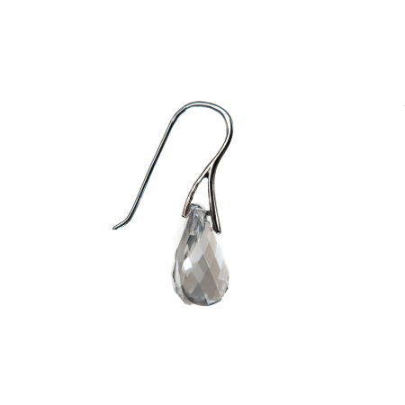 Fine White crystal earrings [1]