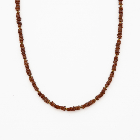 Coliere dama - Colier argint pietre semipretioase carneol patrate cu latura de 4 mm  lungime 47 cm