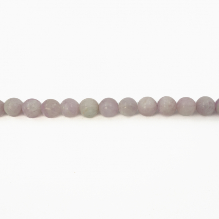 Colier argint pietre semipretioase kunzit 7 mm lungime 42 cm [1]