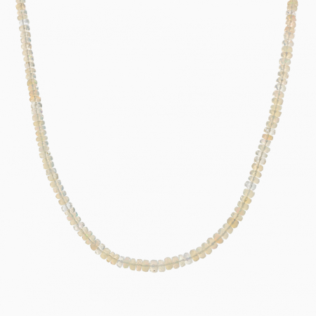 Colier argint pietre semipretioase opal etiopian lungime 42 cm [2]