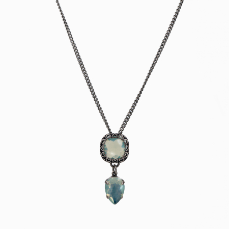 Coliere dama - Colier cristale Austria pacific opal
