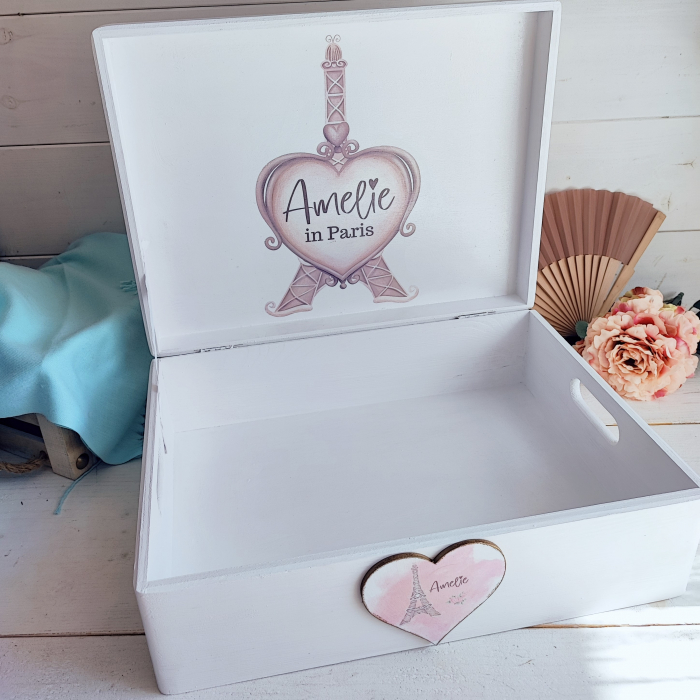 Amelie in Paris - Cutie personalizata trusou botez [4]