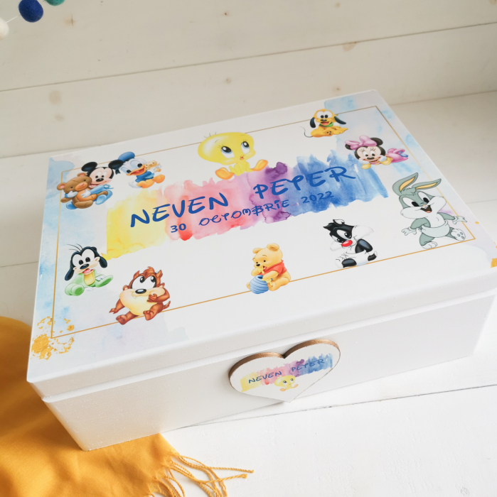 Baby Disney - Cutie trusou botez | Cutie cu amintiri personalizata [2]