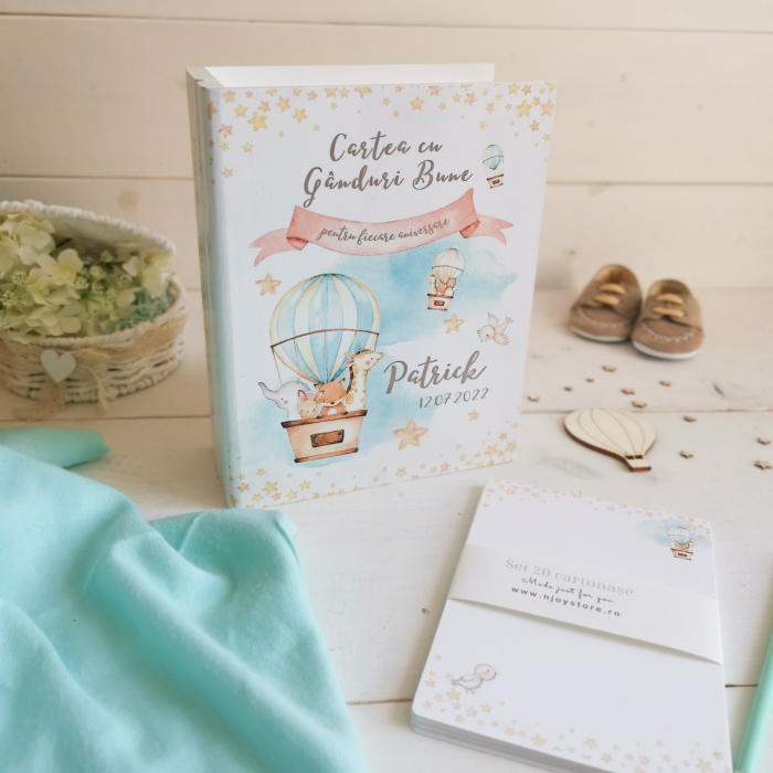 Carte cu ganduri bune Hot Air Balloon - Guestbook [3]