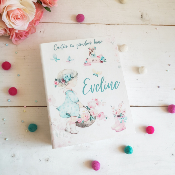 Carte cu ganduri bune Little Girl - Guestbook [2]