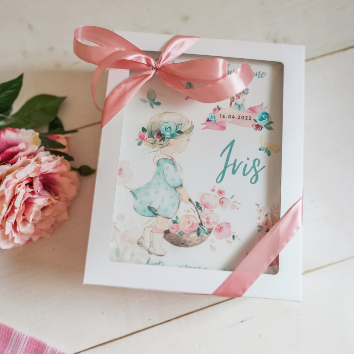 Carte cu ganduri bune Little Girl - Guestbook [10]