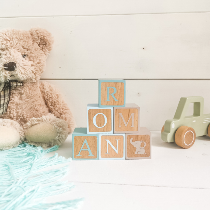 Cub din lemn | Nume personalizat [7]