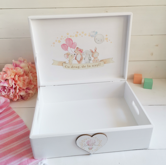 Dreamy Girl - Cutie trusou botez | Cutie cu amintiri personalizata [4]