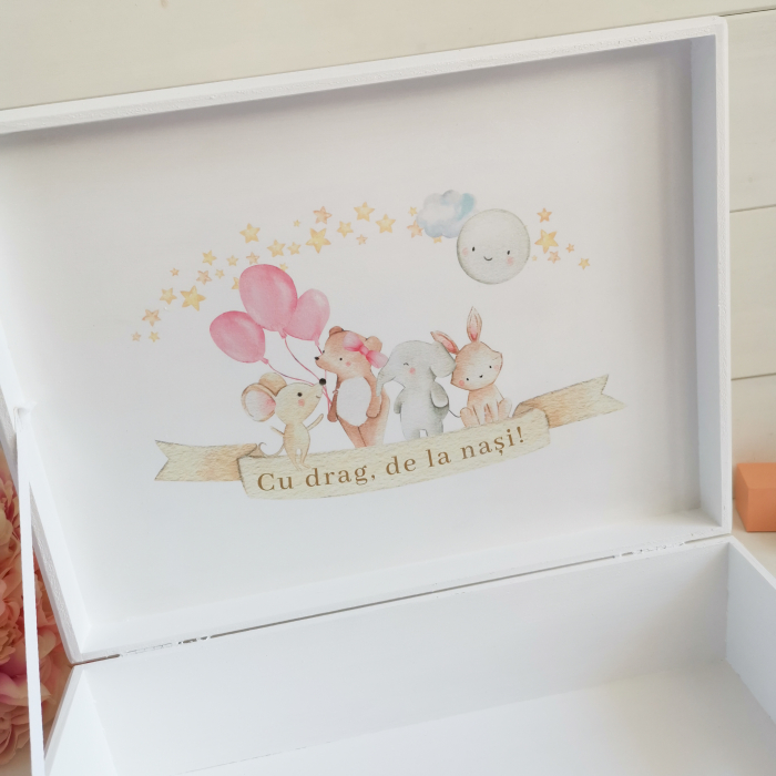 Dreamy Girl - Cutie trusou botez | Cutie cu amintiri personalizata [3]